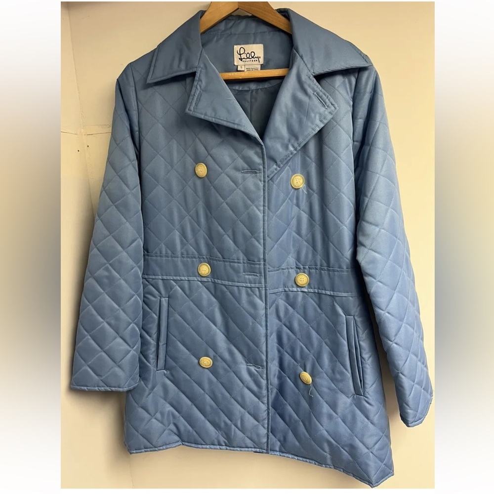 BRAND NEW LILLY PULITZER JACKET SIZE SMALL LIGHT BLUE QUILTED COAT WOMENS